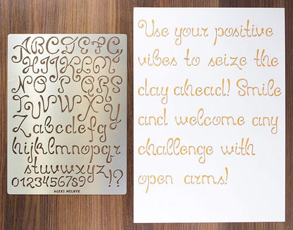 Aleks Melnyk No.44 Pyrography Stencils, Wood Burning 3 PCS Templates, Metal - Image 3