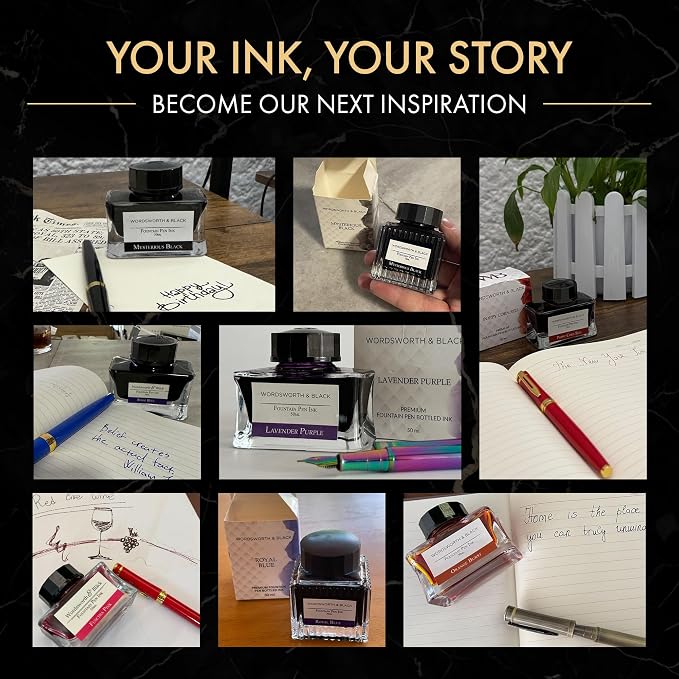 Wordsworth and Black Fountain Pen Ink Bottle Premium Luxury Edition, Fountain - Image 5