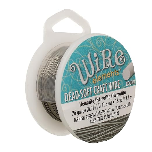 The Beadsmith Wire Elements Craft Wire – Tarnish Resistant, Soft Temper by TheBeadsmith