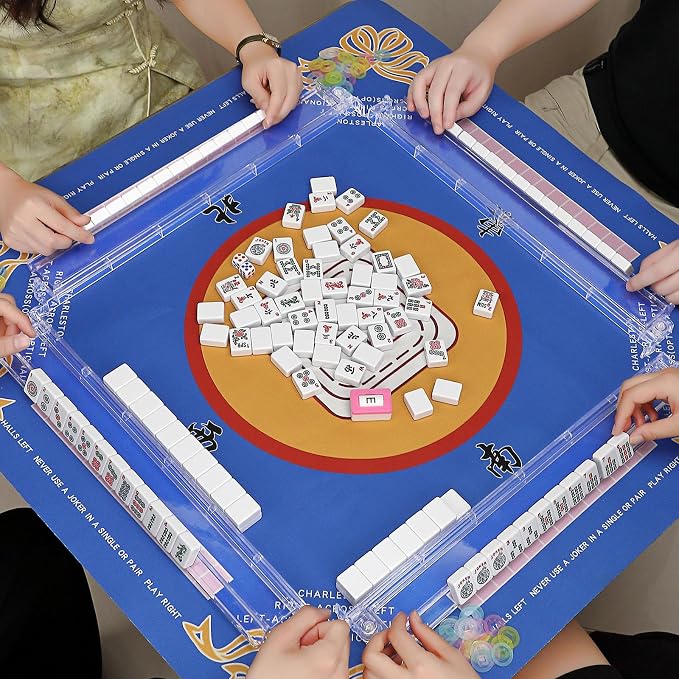 4PCS Mahjong Racks with Pushers - Image 4