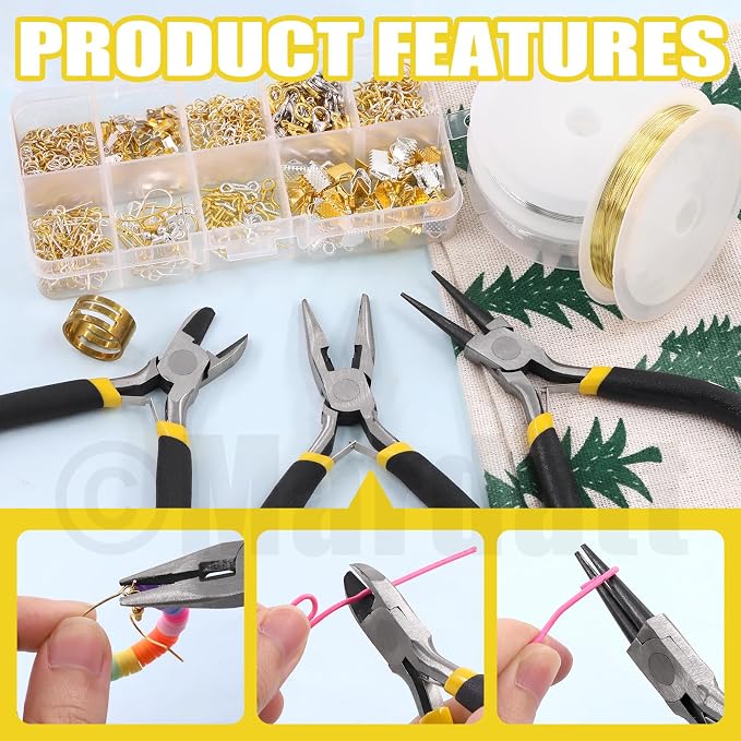 Mardatt 950Pcs Jewelry Making Supplies Kit - Image 3