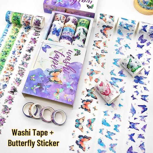 Washi Tape Set 12 Rolls - Image 5