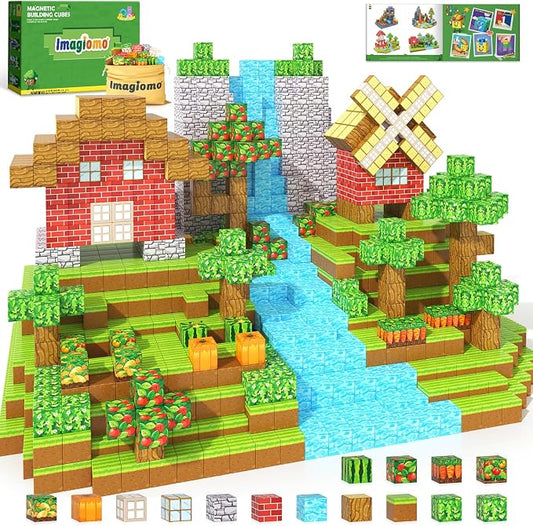 150PCS Magnetic Blocks by Imagiomo