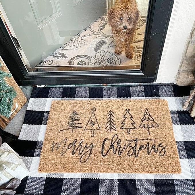 Christmas Stencils for Door Mats Reusable Large Doormat Stencils for Painting - Image 3