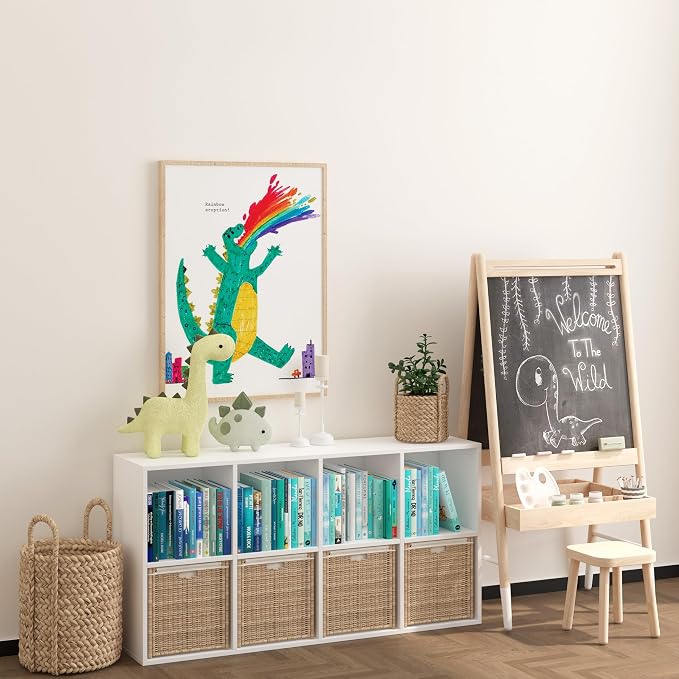 Wooden 8 Cube Storage Organizer - Image 7