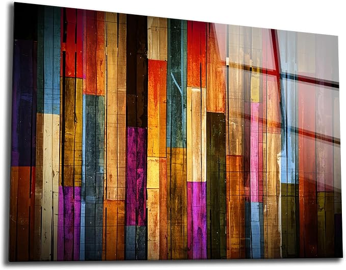 SpiritualHands Painted Wood Glass Printing Wall Art, Glass Wall Art, Home - Image 3