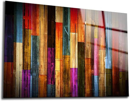 SpiritualHands Painted Wood Glass Printing Wall Art, Glass Wall Art, Home - Image 3