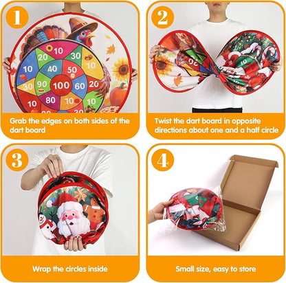Thanksgiving Games: 29" Turkey Dart Board - Image 6