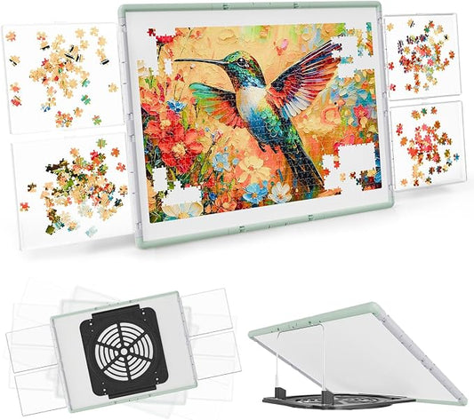 1000 Pieces Puzzle Board 3-in-1 Double-Sided & Rotating & Tilting, Plastic by WelcometoMobiPuzz%EF%BC%81