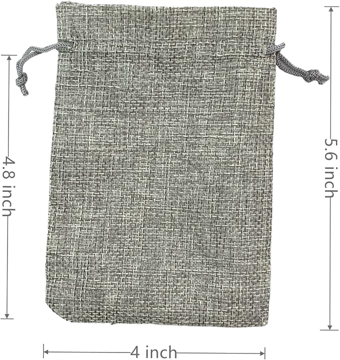 Palmhomee Pack of 25 Burlap Gift Bags - Image 3