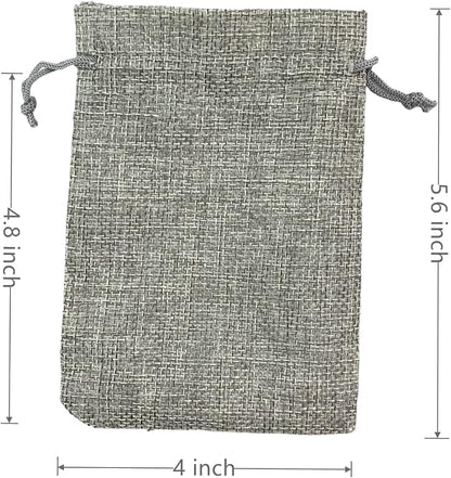 Palmhomee Pack of 25 Burlap Gift Bags - Image 3