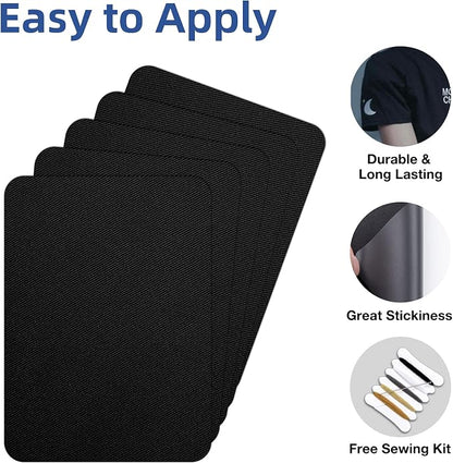 HTVRONT Iron on Patches for Clothing Repair, Fabric Patches Iron on, Classic - Image 3