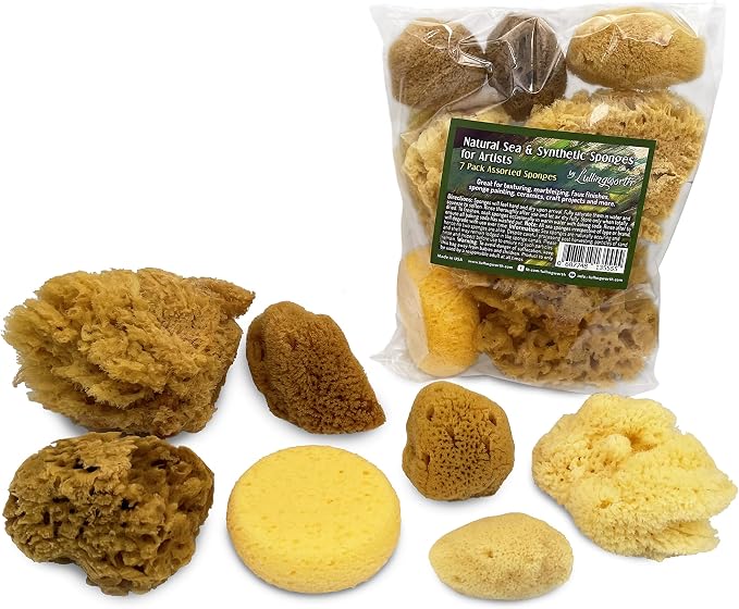 Natural Sea & Synthetic Sponges by Lullingworth