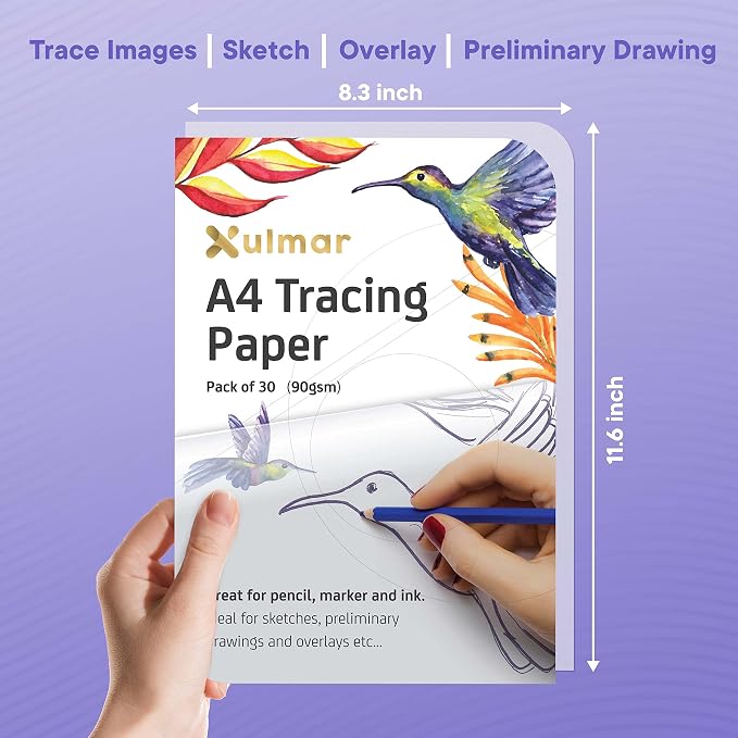 Xulmar Tracing Paper A4 90 GSM - Image 3