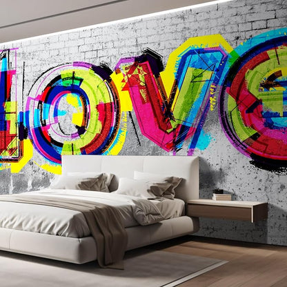 wall26 Wall Sticker/Wall Mural Colorful Graffiti, Not Peel and Stick, Non-Woven - Image 4