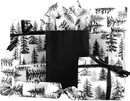 100 Sheets Christmas Tree Tissue Paper, 20x14in Forest Style Wrapping Tissue - Image 4