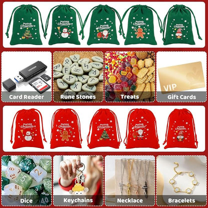Tapleap Christmas Bags with Drawstring - Image 4