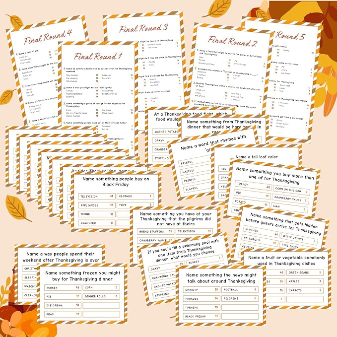 Thanksgiving Day Friendly Feud Game - Image 4