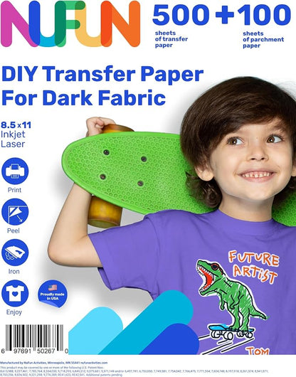 NuFun Activities Printable Iron-on Heat Transfer Paper by NufunActivitesDesignPrintIronEnjoy