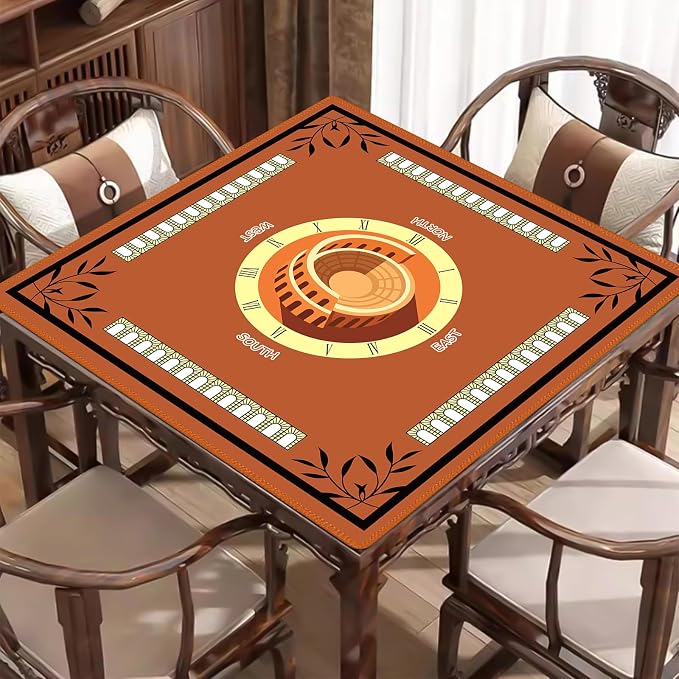 Mahjong Mat for Table 31.5"x31.5", MahJongg Mat Cloth Cover - Image 4