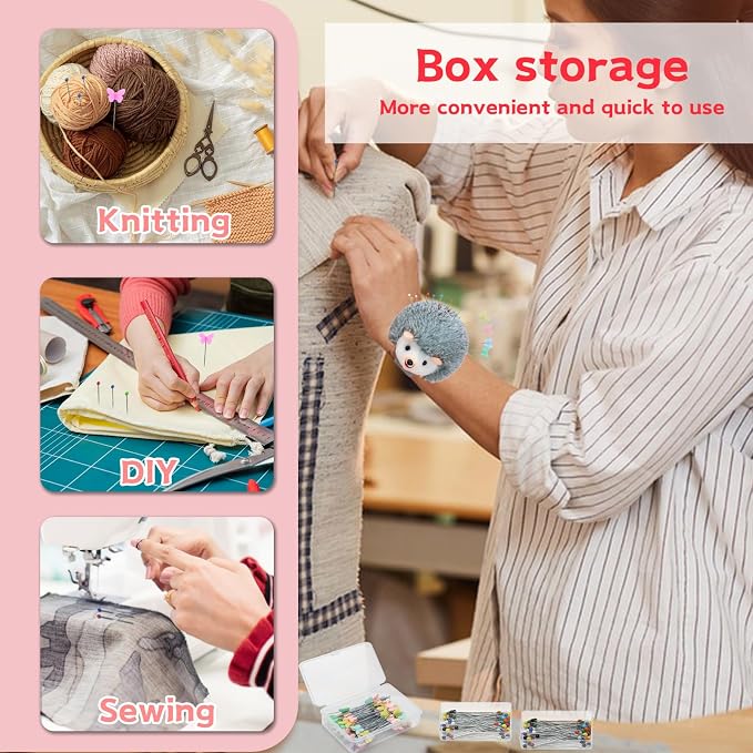 Wrist Pins Cushions for Sewing, Cute Pin Cushion Wrist Pin Cushion - Image 7