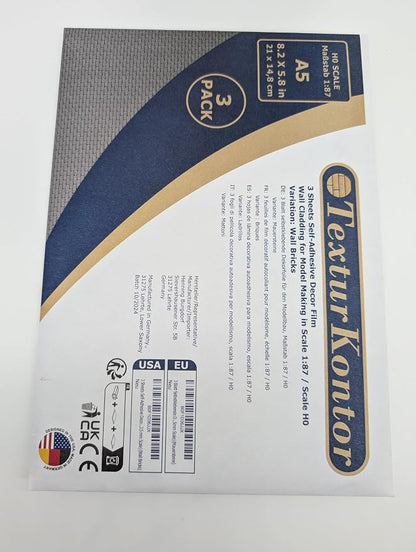 3 Sheets Self-Adhesive Decorative Film Paving Stones and Surfaces - Image 6
