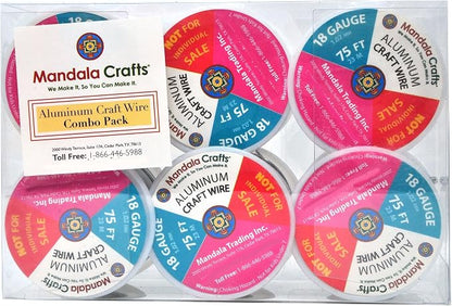 Mandala Crafts 18 Gauge Anodized Aluminum Craft Wire - Image 5