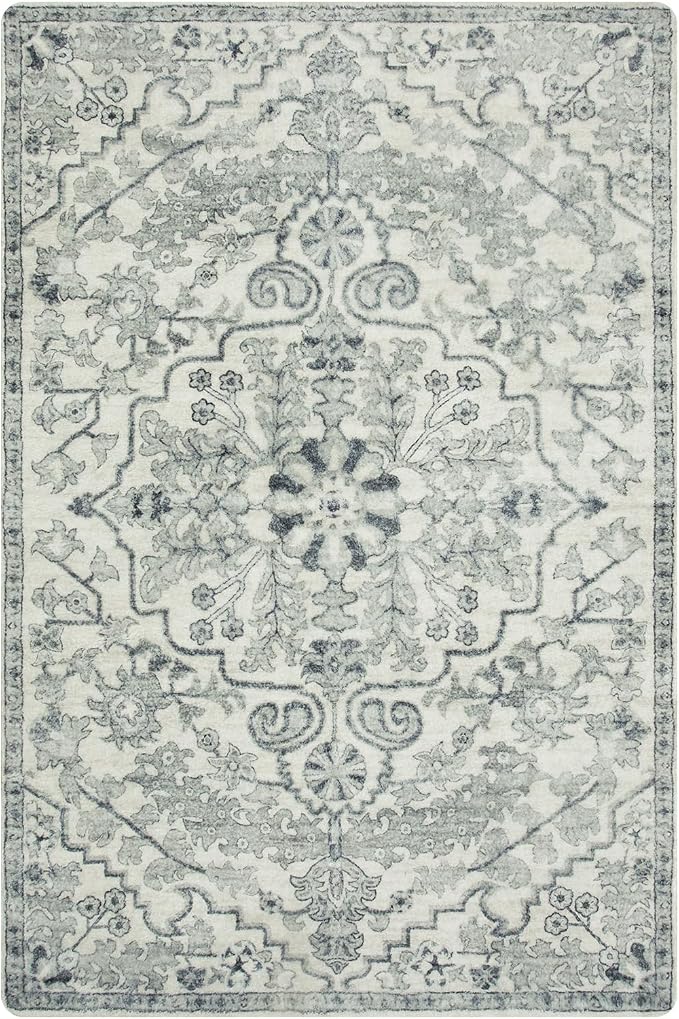 Lahome Area Rug 4x6 Bohemian Vintage Washable Boho Rugs - Image 9