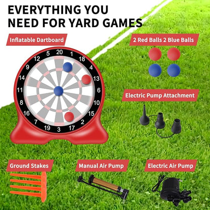 Giant Inflatable Dart Board, 6.5FT Outdoor Games - Image 6