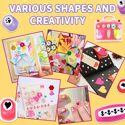 Creative Kids DIY Puncher Craft Set, Paper Hole Punches - Image 4