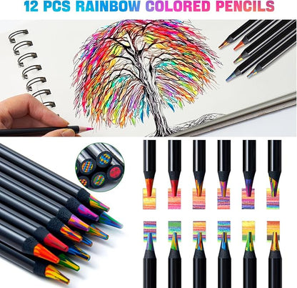 PRINA 81 Drawing Set Sketching Kit, Pro Sketch Pencils Art Supplies - Image 5