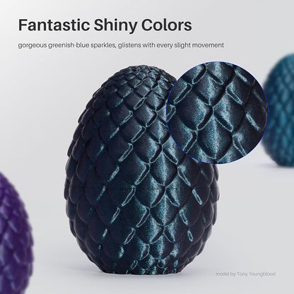 ELEGOO 250g Silk PLA Filament Bundle 1.75mm, 4 Colors Shiny 3D Printer - Image 3