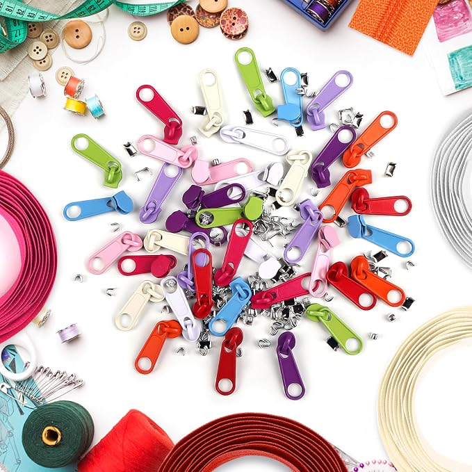 DOITEM 31 Yards 10 Pieces Sewing Zippers #3 Nylon Coil Zippers 10 Colors - Image 8