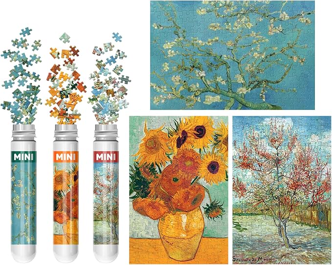 150 Pieces Mini Jigsaw Puzzles for Adults & Kids, Branches Of An Almond Tree In by LOSFPVR