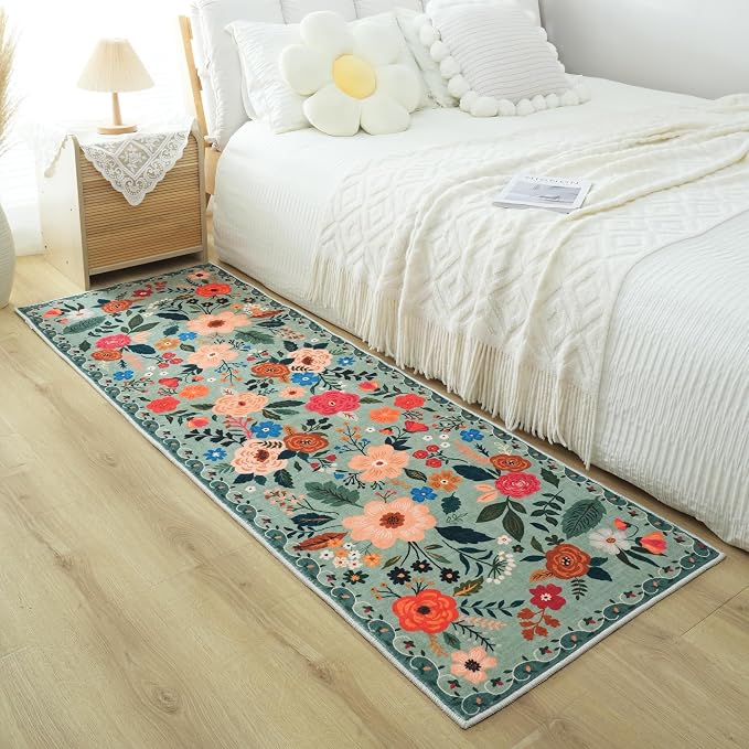 Rugcomf Runners for Hallways Kitchen Runner Rug Non Slip 2'x 10' Long Washable - Image 9