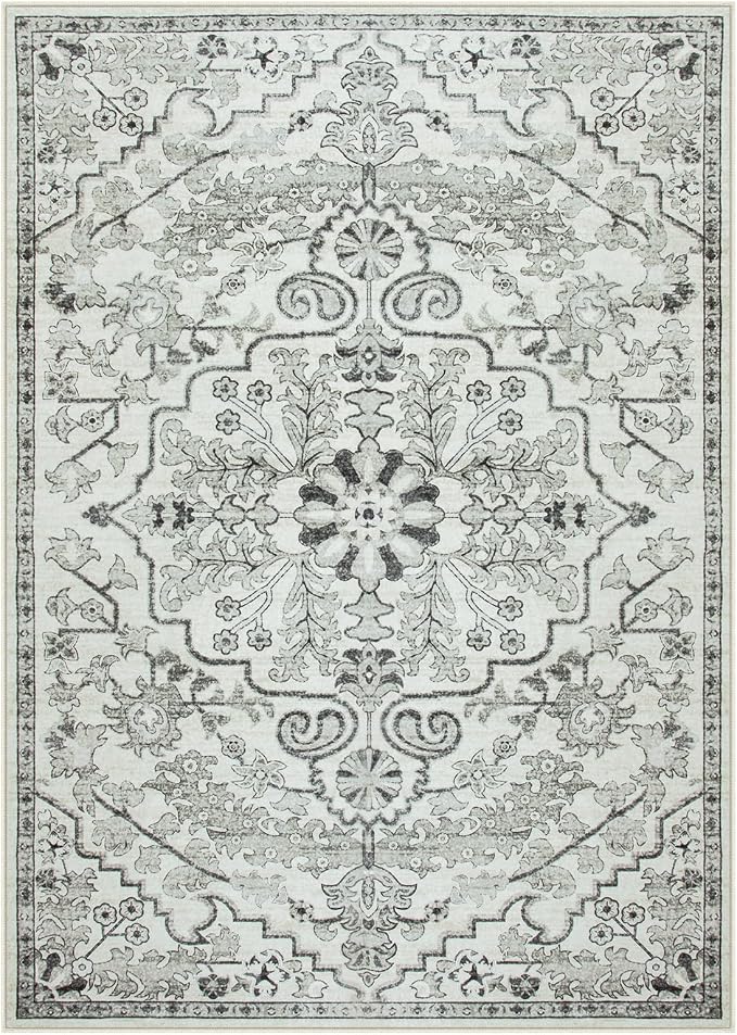 Lahome Area Rug 5x7 Washable Living Room Rug, Large Soft Bedroom Rug, Bohemian - Image 9