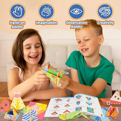 Origami Paper Kit for Kids Ages 5-8 8-12, 152 Sheets Origami Paper - Image 5