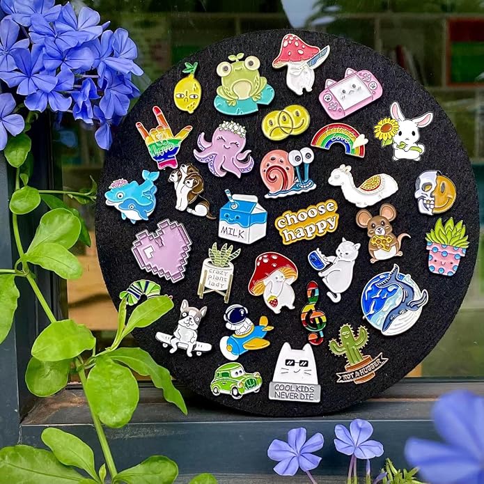 20/40/50 Pcs Cute Enamel Backpack Pins, Funny Anime Enamel Lapel Pins Bulk Set - Image 6