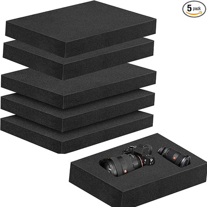 5 Pcs 16 x 12 x 2 Inches Polyurethane Foam by FAMOPLAY