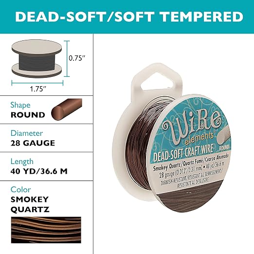The Beadsmith Wire Elements Craft Wire – Tarnish Resistant, Soft Temper - Image 2