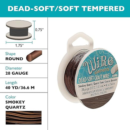 The Beadsmith Wire Elements Craft Wire – Tarnish Resistant, Soft Temper - Image 2