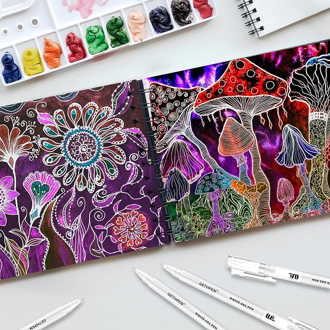 White Gel Pens 3-Pack - Image 6