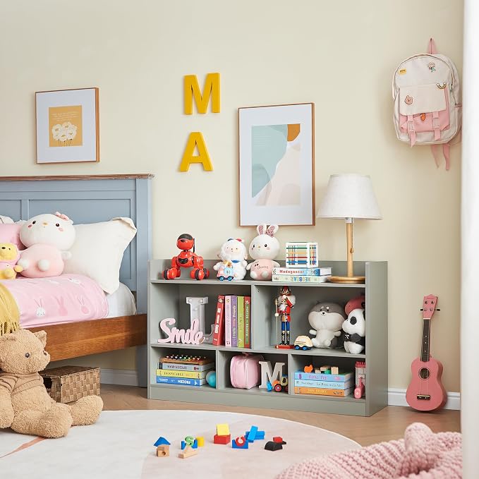 Kids Toy Storage Organizer, 5-Section Bookshelf - Image 5