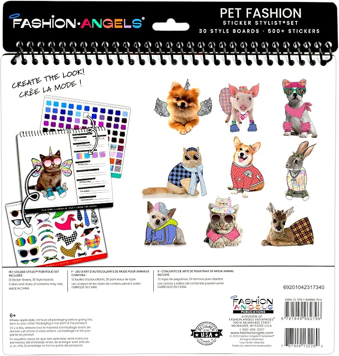 Fashion Angels Pet Fashion Sticker Stylist - Image 8