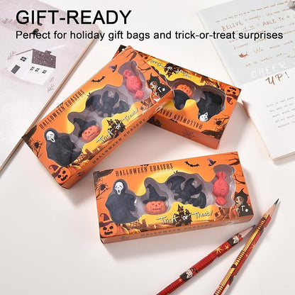 HILAZA 3D Halloween Erasers for Kids - Image 7