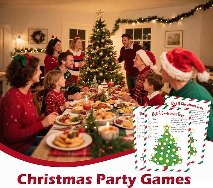 Roll A Christmas Tree Dice Game, Christmas Games - Image 5
