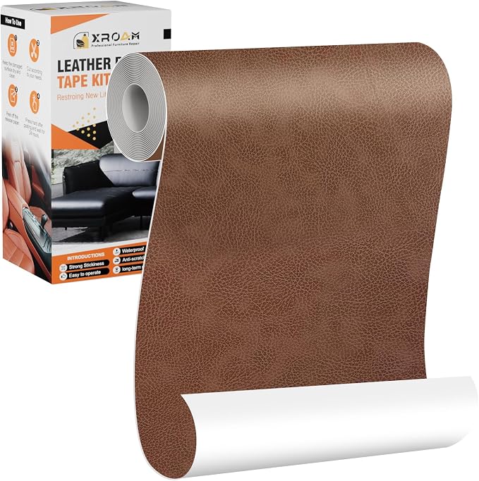 Leather Repair Tape, 4.7x63 inch Leather Patches by ProfessionalFurnitureRepair