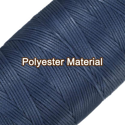 uxcell Leather Sewing Waxed Thread, 284 Yards / 260m 0.8mm 150D Flat Polyester - Image 3