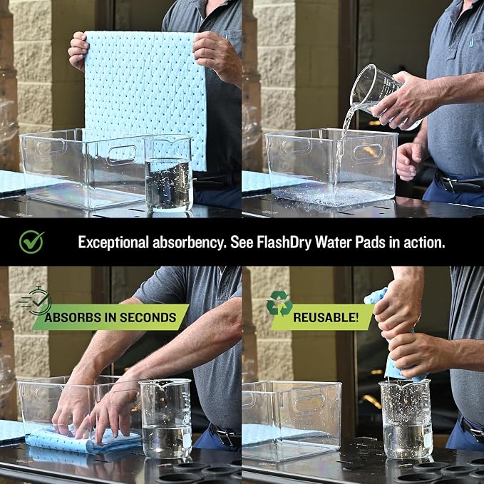 FlashDry Water Absorbent Pads 50 per Box, 17.5"x13.5" - Image 5