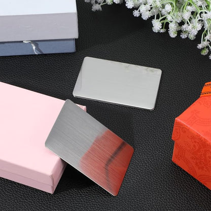 30 Pieces 304 Stainless Steel Metal Business Cards Blank Steel Laser Engraving - Image 7
